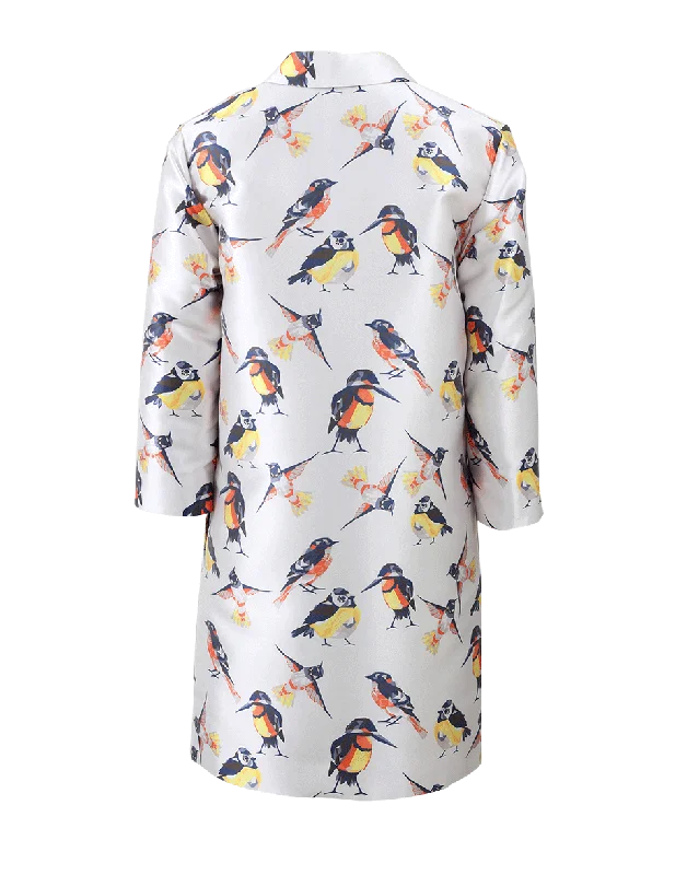 Bird Print Coat