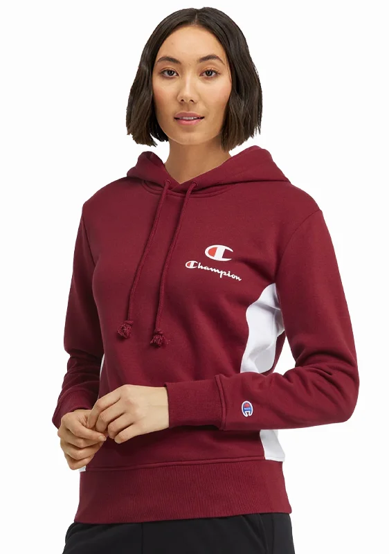 Champion Womens SPS Panel Hoodie <br> CTN3N GNB