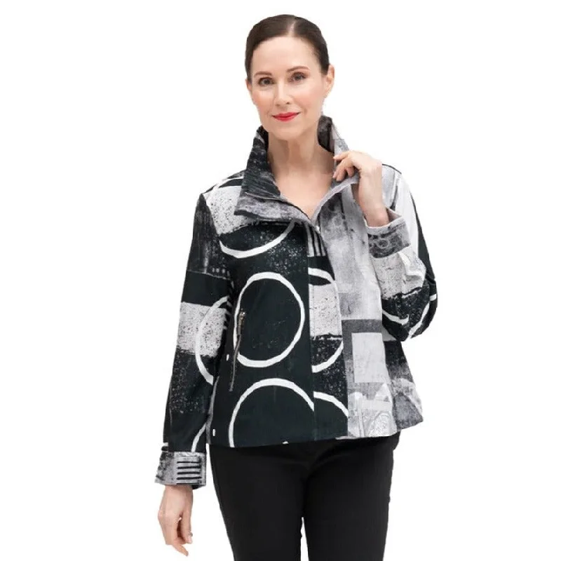 Damee Multi-Pattern Biker Jacket - 4851