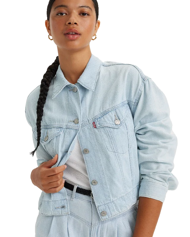 Featherweight Trucker Jacket in Poole Party