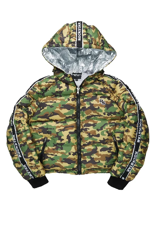 Jackey Camo Puffer Jacket