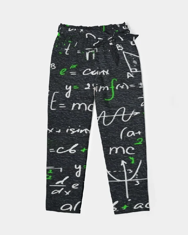 AKH Equations Women's Belted Tapered Pants