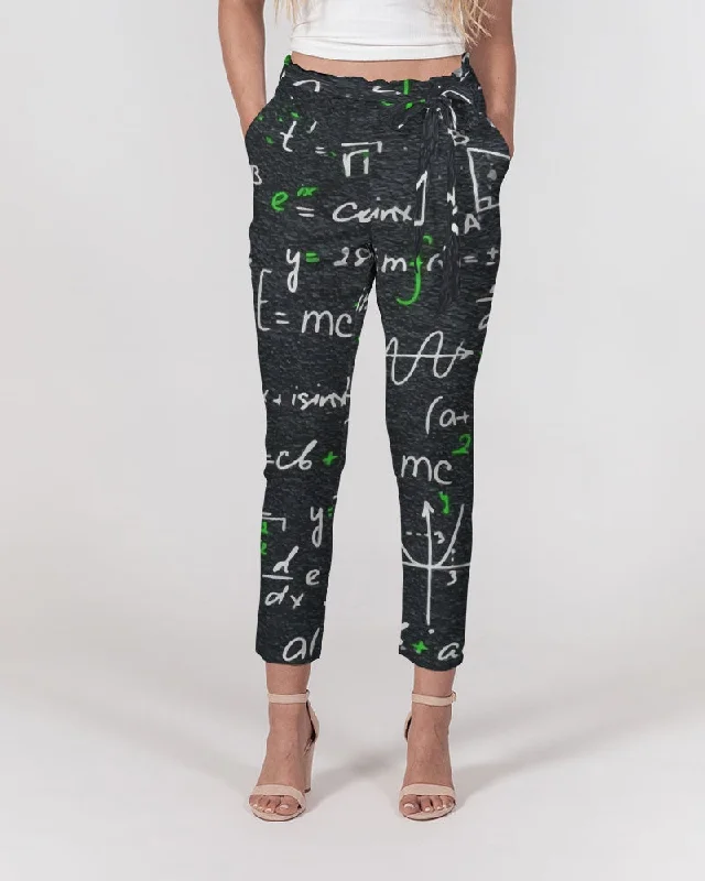 AKH Equations Women's Belted Tapered Pants