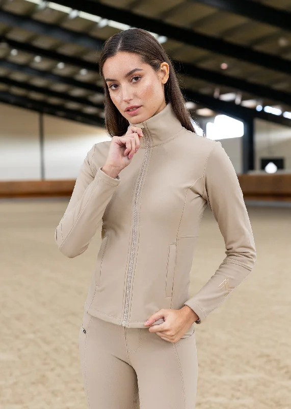 Fleeced Vera Jacket (Beige)