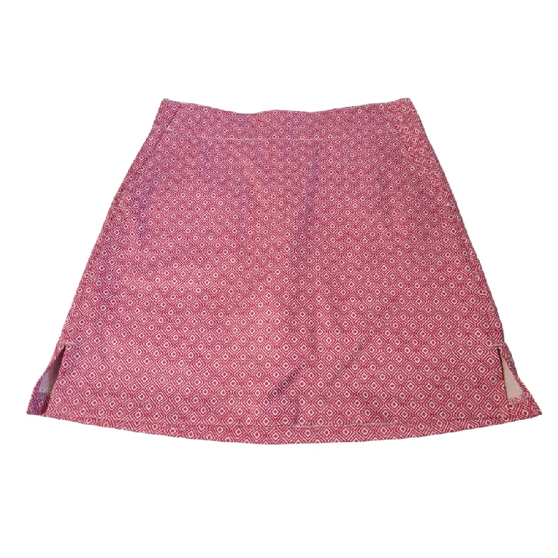 New Lady Hagen Essential Printed Golf Skort- Rose Violet Size 0