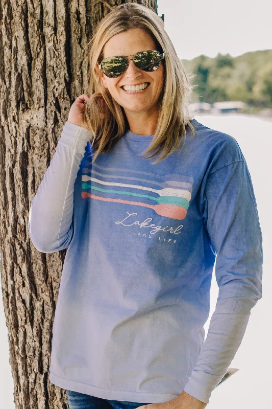 Ombre Lake Life Long Sleeve Tee