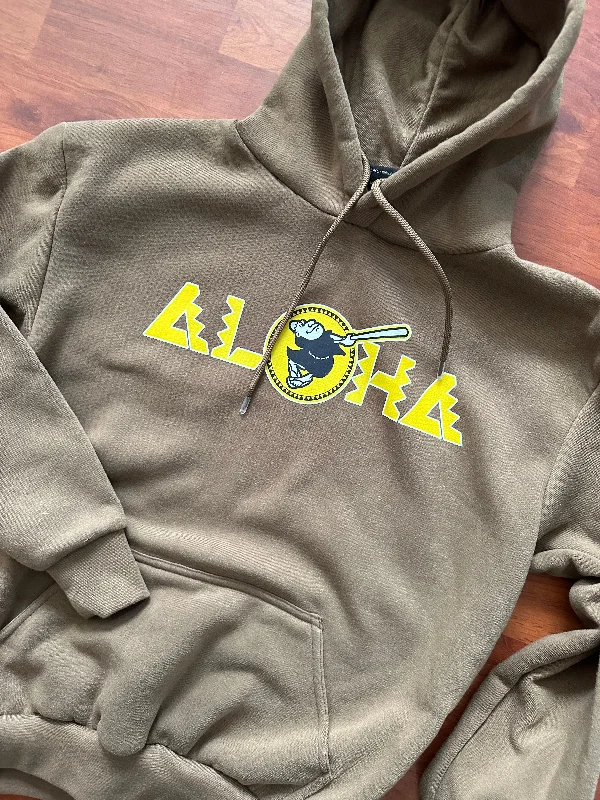 San Diego Aloha Hoody Brown